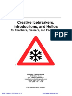 Creative Icebreakers, Introductions, and Hellos: For Teachers, Trainers, and Facilitators