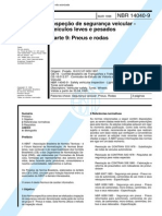 NBR 14040-09 - 1998 - Inspeção de Segurança Veicular - Pneus e Rodas