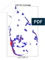 Airtel Lanka 3G Coverage Dec 2012