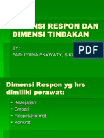 Dimensi Respon Dan Dimensi Tindakan New