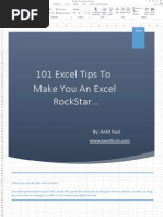 101 Excel Tips To Make You An Excel RockStar