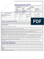 Material Safety Data Sheet: Section 1 - Chemical Product and Company Identification