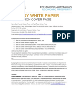 Energy White Paper - Western Power and Horizon Power