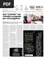 Alunos Erasmus ocupam castelo na cidade de Coimbra