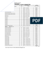 Jadwal Ujian 2013-1