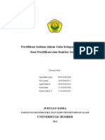 Fortifikasi Iodium Dalam Gula Kelapa