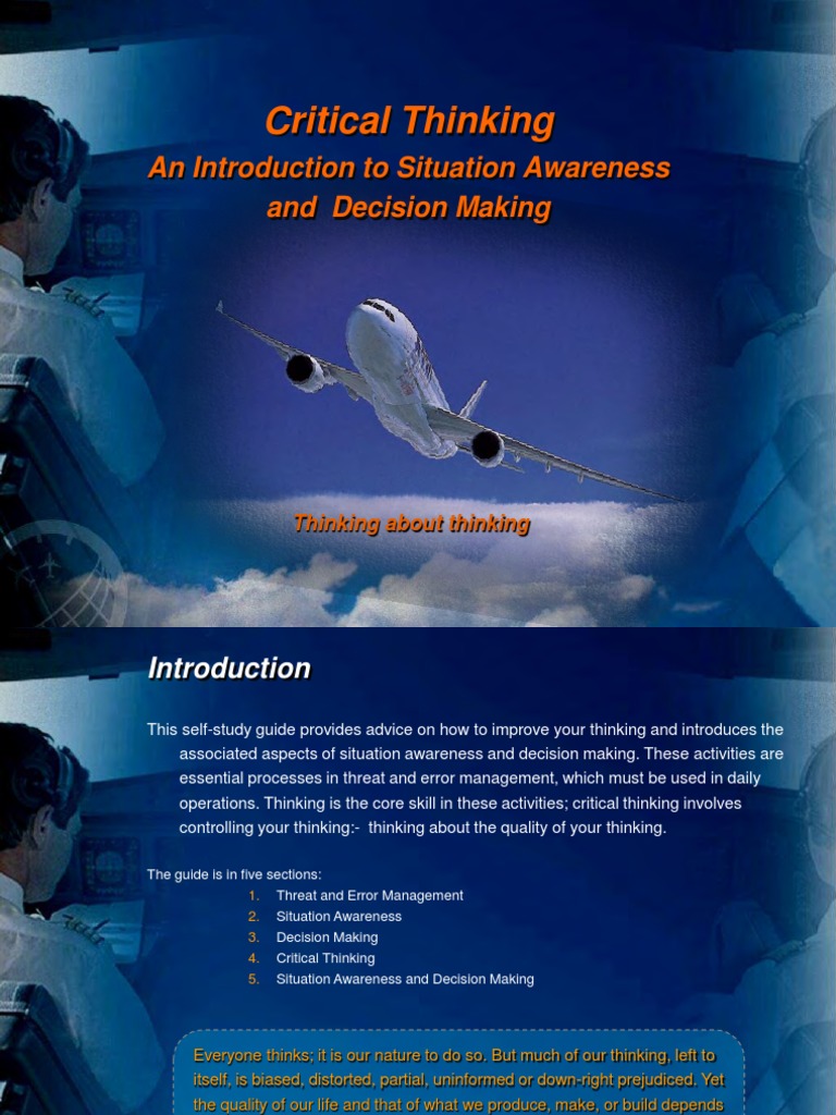 Critical thinking aviation 07 picture
