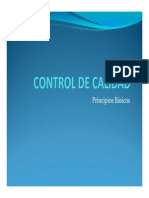 Conceptos Estadísticos de Control de Calidad