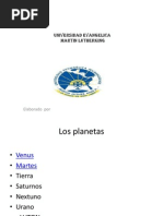 Universidad Evangelica Martin Lutherking: Elaborado Por