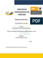 Tópicos Avanzados Sobre Plantas de Turbinas de Gas y Vapor