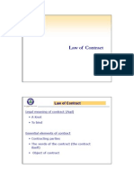 Law of Contract - Ornt