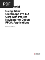 Ise Tutorial Using Xilinx Chipscope Pro Ila Core With Project Navigator To Debug Fpga Applications