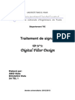 Digital Filter Design TP N°3