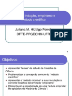 HFC A09 Slides Inducao Empirismo e Metodo Cientifico