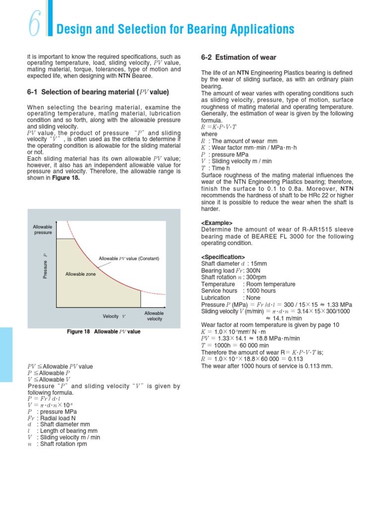 NTN Bearing Selection | PDF | Bearing (Mechanical) | Engineering Tolerance