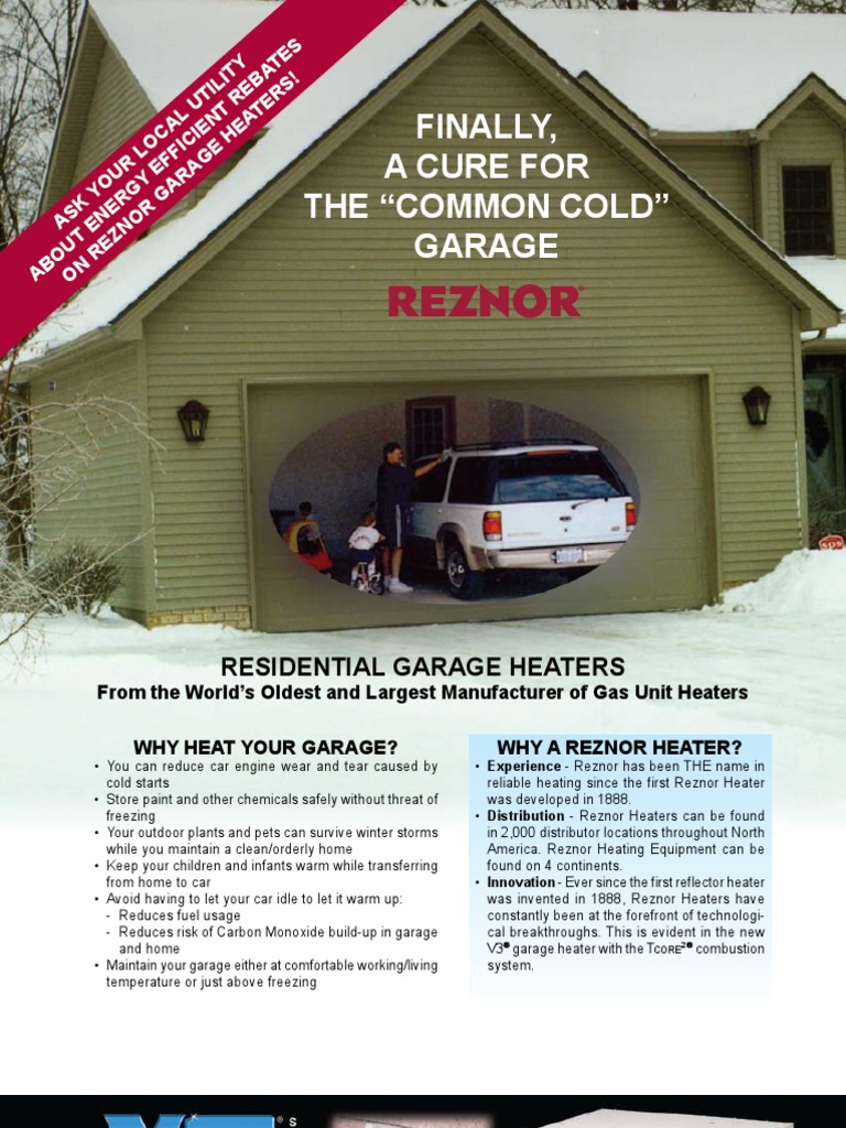 UDAP/UDAS Reznor Gas Fired Unit Heaters Brochure | PDF | Hvac | Combustion
