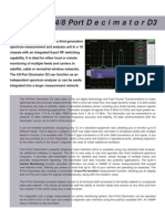 SED 8-Port D3 Decimator / Remote Spectrum AnalyzerData Sheet