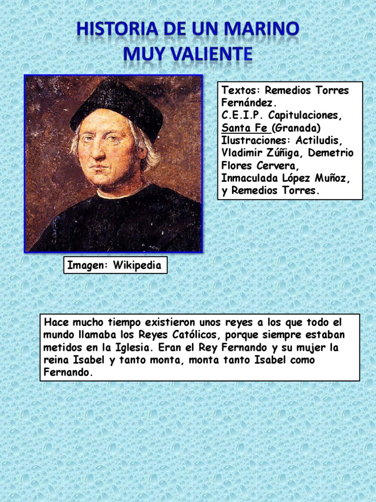 Historia de Un Marinero Muy Valiente | PDF | Cristobal colon