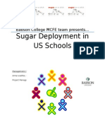 Sugar Deployment in US Schools Report