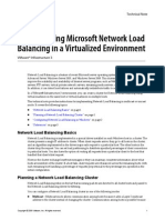 Implmenting Ms Network Load Balancing on Vmware