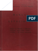 Manual de Estaciones de E.F.E.A. Primera Edicion Año 1958