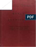 Manual de Estaciones de E.F.E.A. Primera Edicion Año 1958 | PDF