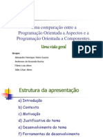 Uma Comparação Entre A Programação Orientada A Aspectos e A Programação Orientada A Componentes