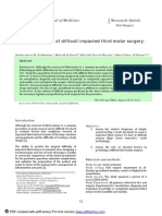 Third Molar Factors Predictive of Difficult Impacted Third Molar Surgery