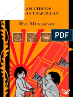 Los Chicos de Las Taquillas - Ryu Murakami