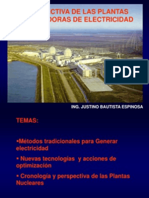 Situacion De Las Plantas Generadoras Generacion Electrica