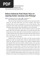 MATERI DEBAT BAHASA INDONESIA