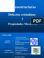 1microestructuras, Defectos y Propiedades Macánicas PDF