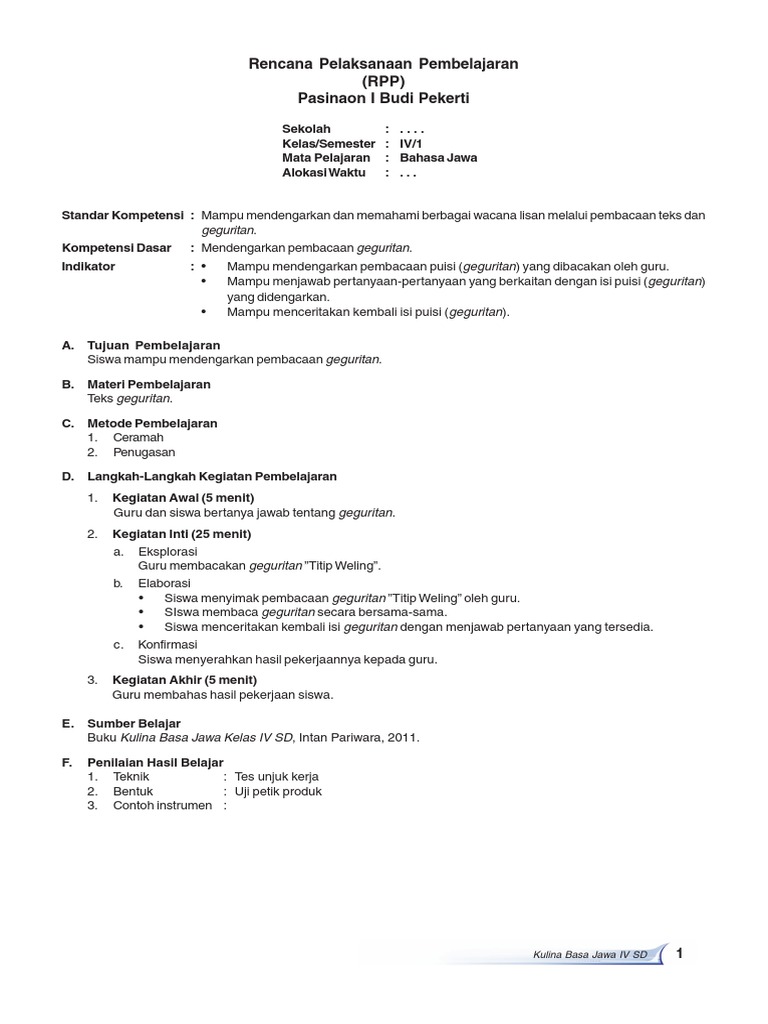 Contoh Geguritan Wayang Kulit - Simak Gambar Berikut