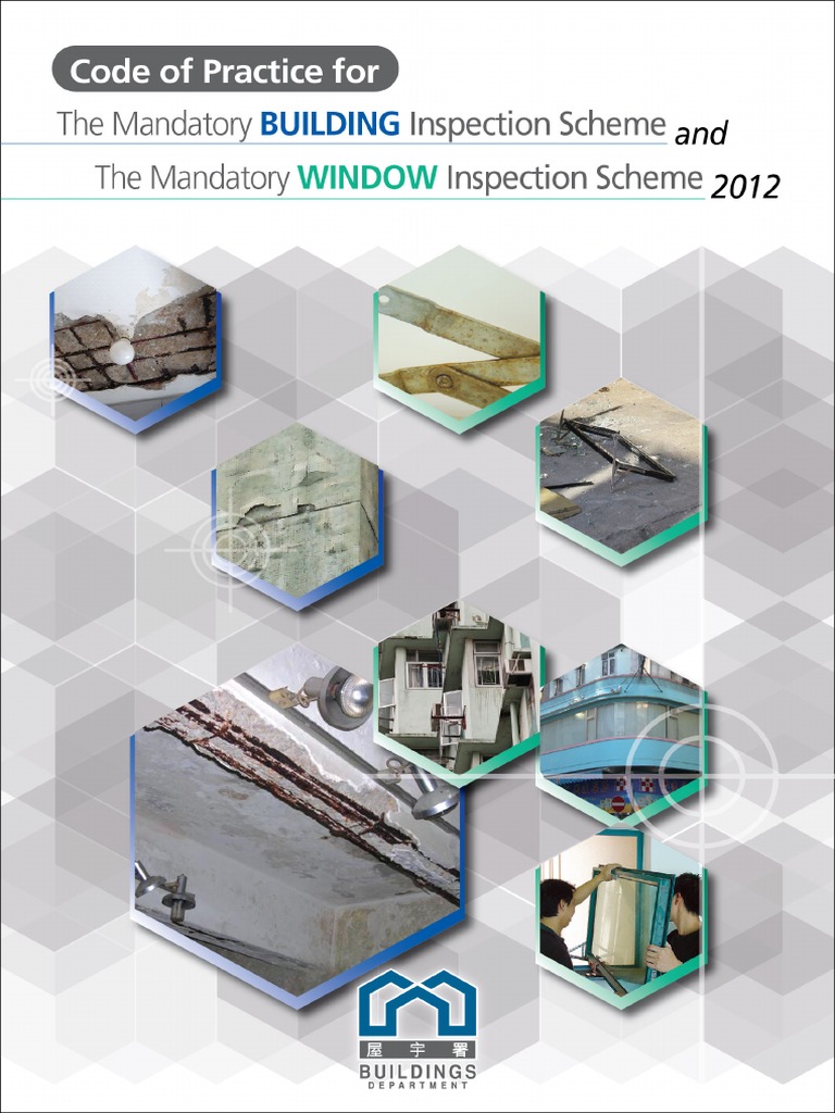 Code of practice for mandatory building inspection scheme and mandatory