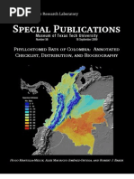 Download Phyllostomid Bats of Colombia Annotated Checklist Distribution and Biogeography by Alex Mauricio Jimenez Ortega SN20003008 doc pdf