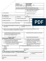 Water Permit Application Form