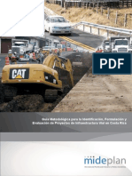 Guía Metodológica para la Identificación, Formulación y Evaluacion de Proyectos de Infraestructura