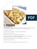 Cartofi Dauphinoise Cu Pui Si Ciuperci.