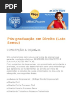 pós-graduação em direito penal e processo penal