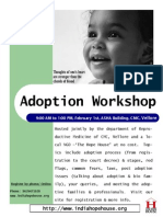 Adoption Workshop Flyer