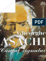 Asachi Gheorghe - Cantul Cignului (Tabel Cronologic)