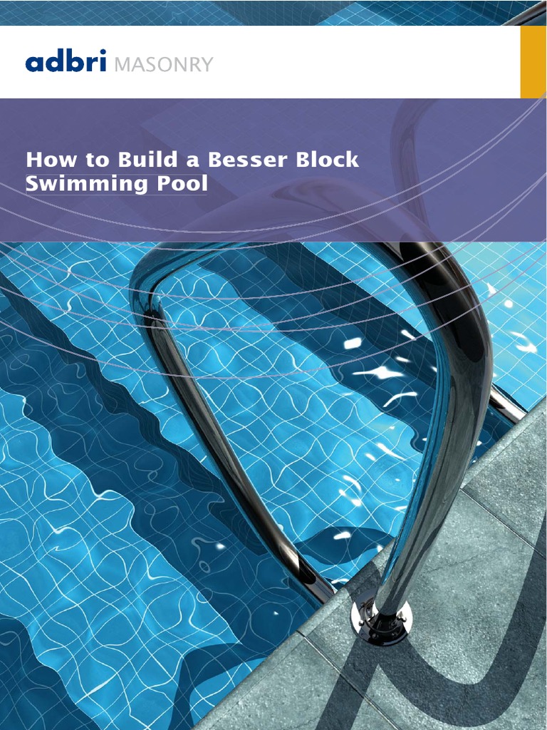 How To Build A Besser Block Swimming Pool | PDF | Masonry | Swimming Pool