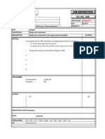 Job Instruction Form Sample