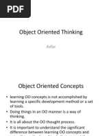 Object Oriented Thinking: Asfar