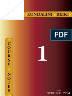 Kundalini Reiki Course Notes