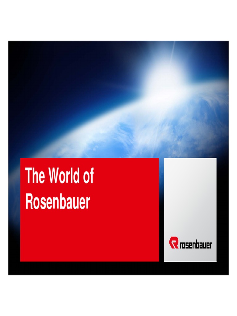 The World of Rosenbauer | PDF | Public Safety | Transport Companies