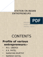 Presentation On Indian Entrepreneurs