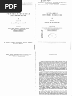 Fontes Historiae Dacoromanae Izvoarele Istoriei Romaniei Volumul II