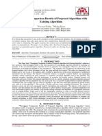 Throughput Comparison Results of Proposed Algorithm With Existing Algorithm