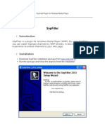 SopCast Filter For Windows Media Player